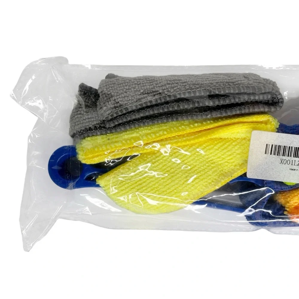 NEW Mini Blind Cleaner Duster Three 3 Prong Wand + Microfiber Sleeve Cleaning
